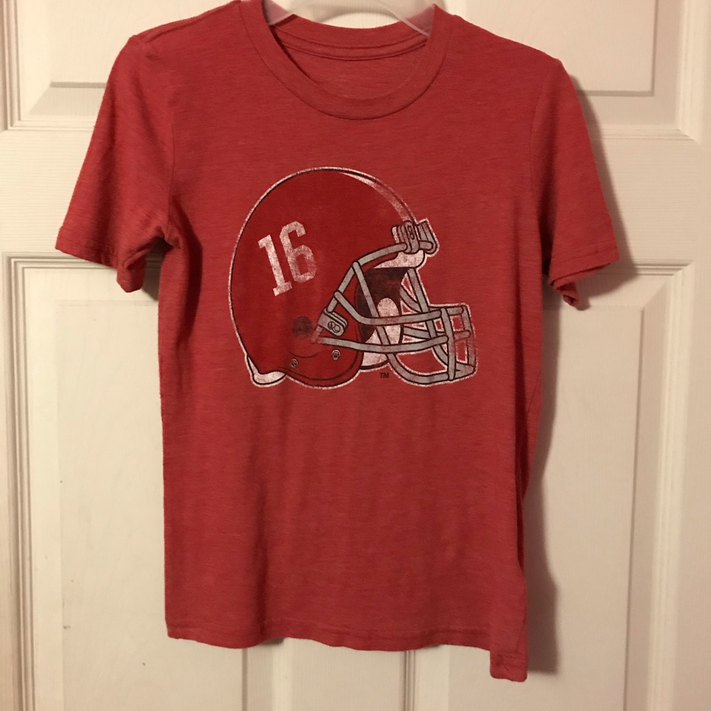 Alabama Crimson Tide Football Tee Boys Small 8